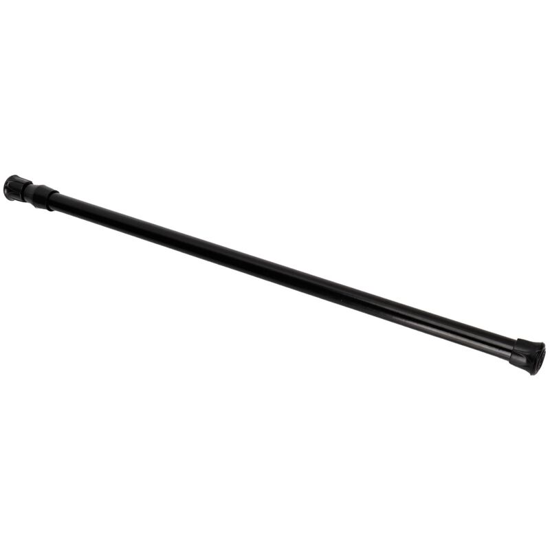 ZASCHMOY Tringle à Rideau, Tringle à Rideau sans Perçage, Tringle à Rideau de Douche, Tringle de Fenêtre Noire Réglable pour Cuisine, Chambre à