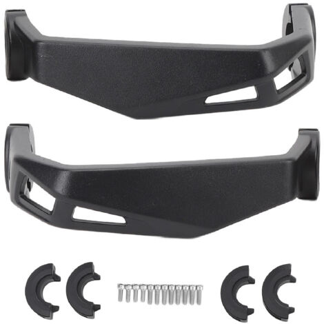 ZASCHMOY UTV Handprotektoren-Set aus schwarz eloxiertem Aluminium für Ryker 219400998 - Solider Schutz und stilvolles Design für Ryker 600, 900, Rallye.