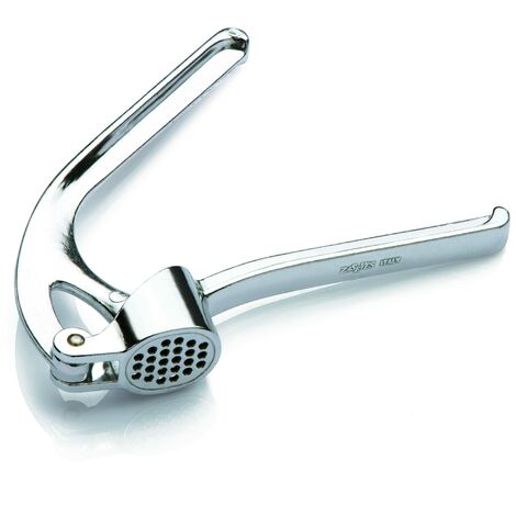 Zaseves Spremiaglio Expert, pressa, schiaccia Cucina, trita Alluminio Professionale, spremi Aglio Manuale Facile da Pulire, Made in Italy, Small