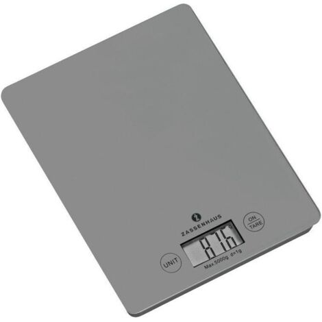 Zassenhaus Bilancia da Cucina Digitale Balance Cool Grigio