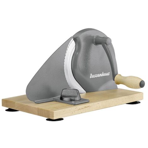 Zassenhaus Brotschneidemaschine manuell, grau