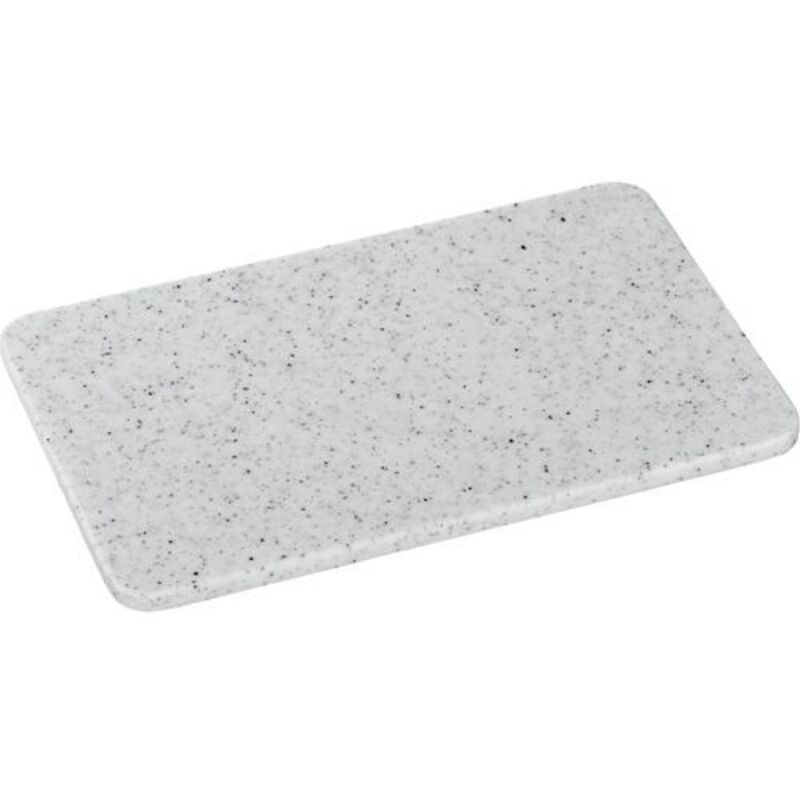 Zassenhaus Frühstückbrett Kunstst. hellgrau 25x16x0,9cm