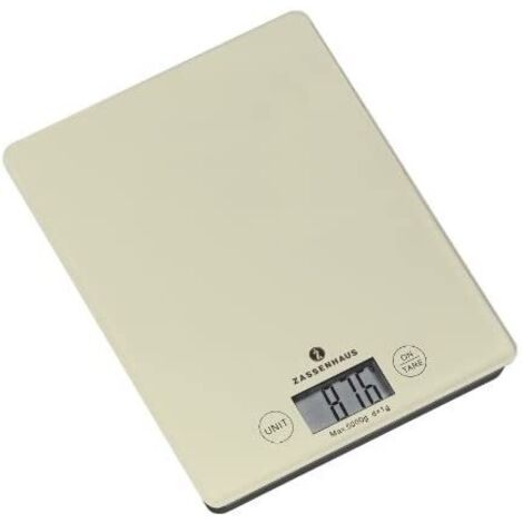 Zassenhaus Küchenwaage Digitalwaage Balance Cool Creme Küchenwaagen