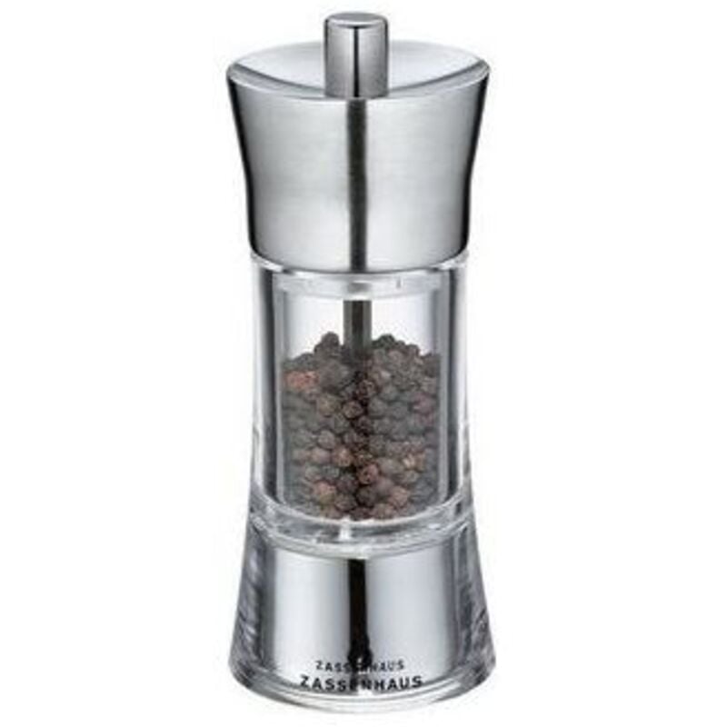 Zassenhaus Macina Pepe con Coperchio in Acciaio Inox 14cm