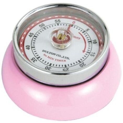 Zassenhaus Temporizador magnético Rosa diseño retro cocina