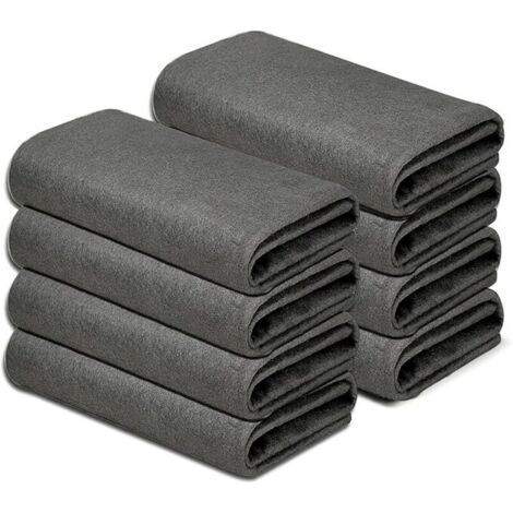 Zaubertuch, 8er-Packung verdickte Zauberreinigungstücher, streifenfreies Zauberfenstertuch für Auto-, Badezimmer-, Küchen- und Bürofenster (30 x 30 cm)