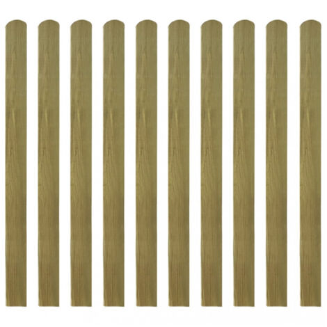 Zaunlatten 30 Stk. Imprägniertes Holz 120 cm