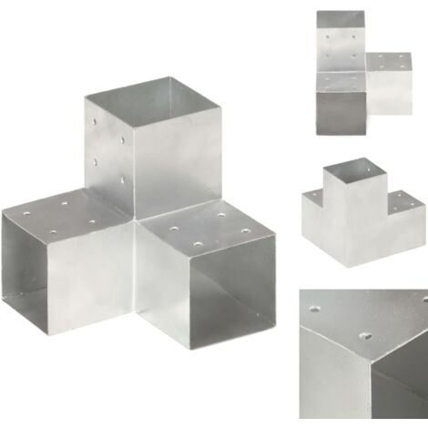 Zaunpfosten & -querlatten - Living Pfostenverbinder Y-Form Verzinktes Metall 101 x 101 mm