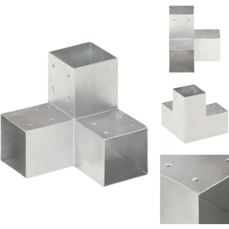 Zaunpfosten & -querlatten - Living Pfostenverbinder Y-Form Verzinktes Metall 91 x 91 mm