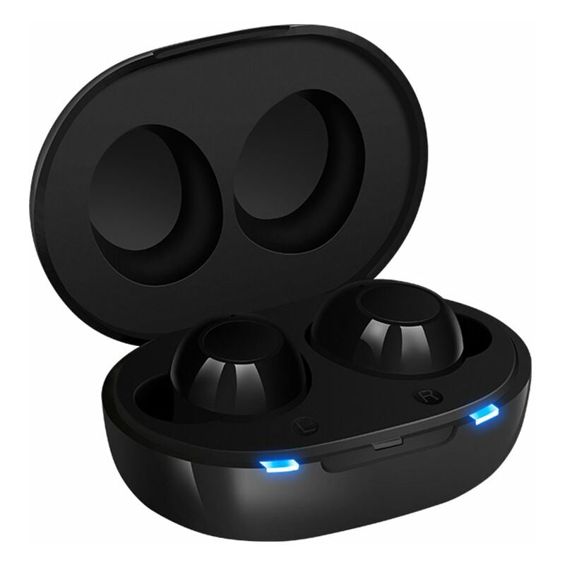 

Zdeer Audifono Inalambrico Invisible In-Ear Amplificador de Sonido Estuche de Carga Magnetica Portatil / Mini Audifono de Volumen Ajustable de Seis