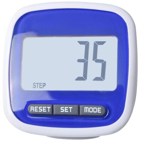 ZDETGU Padomètre Simple pour Compteur de Pas de Marche avec Une Technologie 3D Affichage et Clamp/Holder LCD Faciles à Lire pour Une Utilisation Pratique (3) (2)