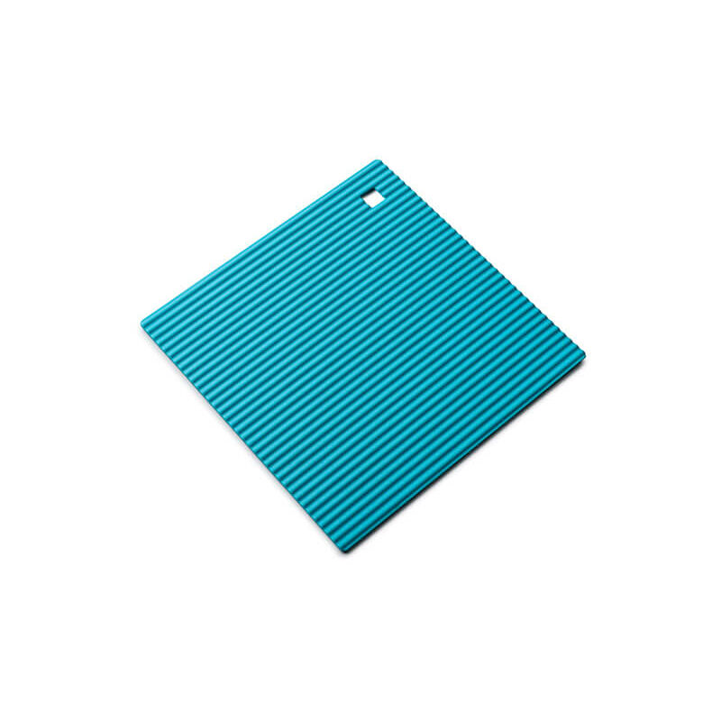 Silicone Heat Resistant 18cm Trivet Mat Aqua - Zeal