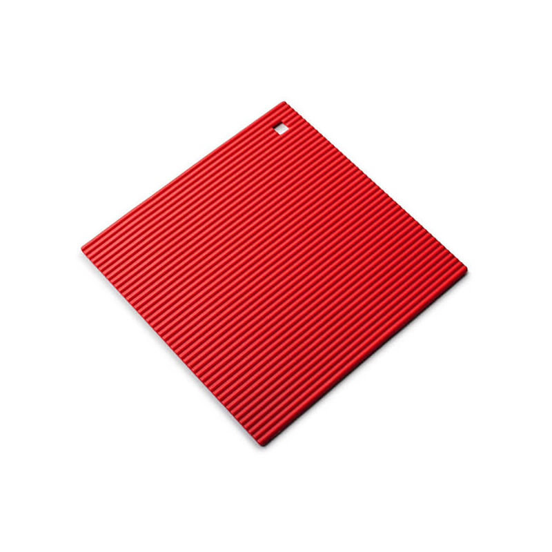 Silicone Heat Resistant 22cm Trivet Mat Red - Zeal