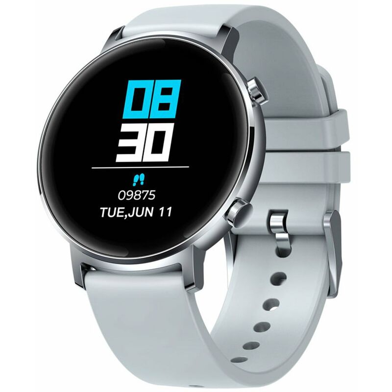

GTR Reloj inteligente Reloj deportivo 1.3 pulgadas IPS Pantalla tactil completa BT5.1 Rastreador de ejercicios 30 metros Impermeable Sueno /