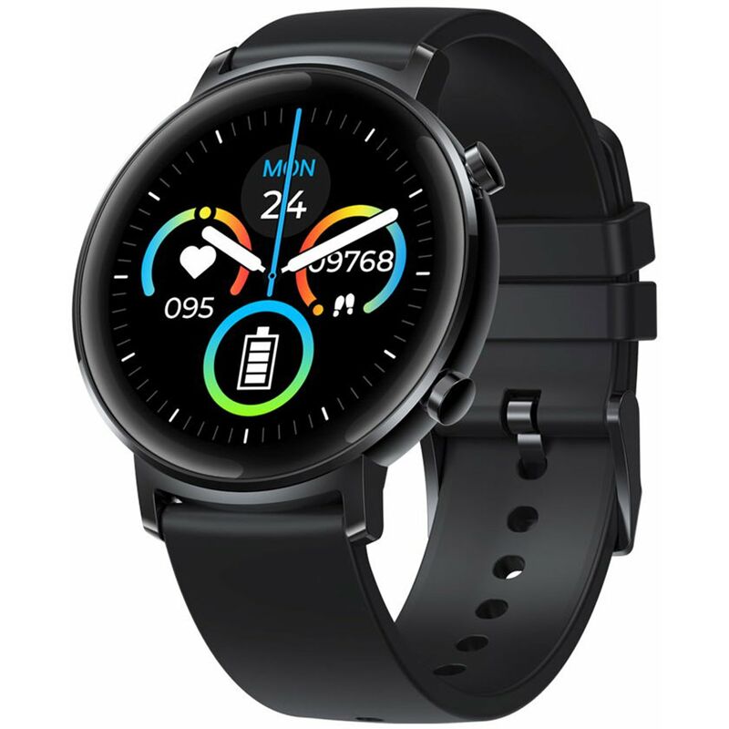 

GTR Reloj inteligente Reloj deportivo 1.3 pulgadas IPS Pantalla tactil completa BT5.1 Rastreador de ejercicios 30 metros Impermeable Sueno /