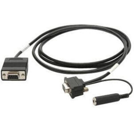 Zebra 25-13227-03r cable de serie negro 1,83 m db9