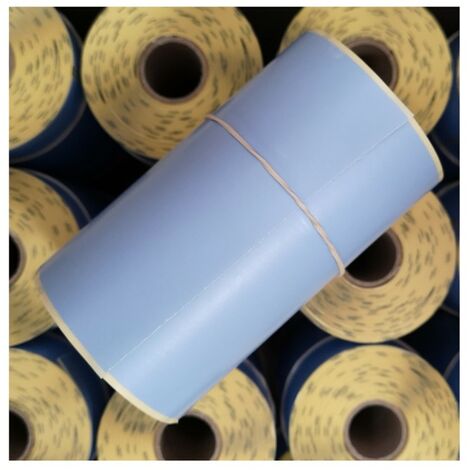 Zebra 3010441-1T - 6 Rouleaux de 230 étiq. adhésives 102x76mm Z-Select 2000T - Bleu clair