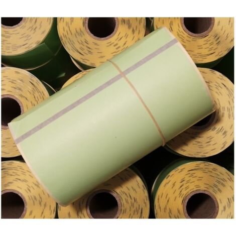 Zebra 3010441-2T – 6 Rollen mit 230 Etiketten. selbstklebend 102x76mm Z-Select 2000T - Hellgrün