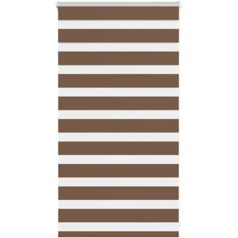 Zebrarollo Braun 85x100 cm Stoffbreite 80,9 cm Polyester vidaXL