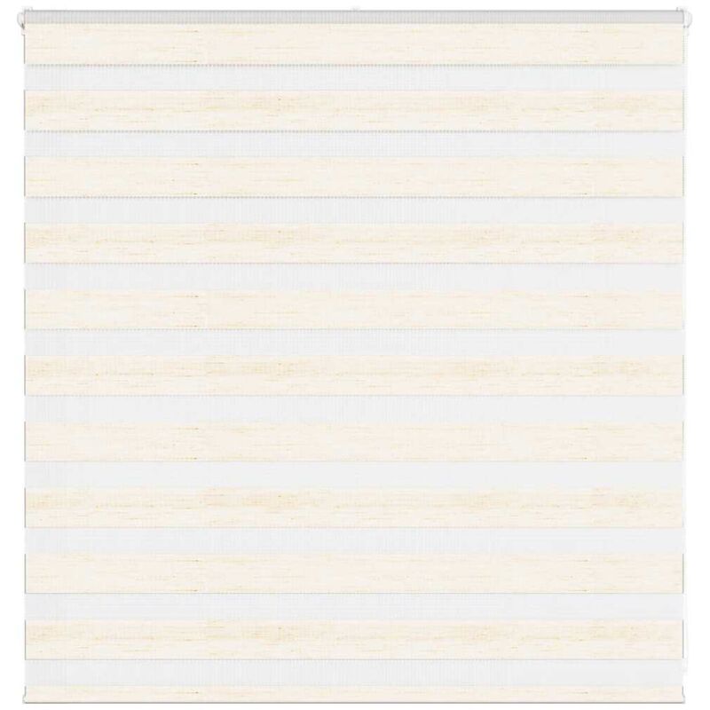 Zebrarollo Marmorbeige 145x100cm Stoffbreite 140, 9 Cm Polyester Vidaxl