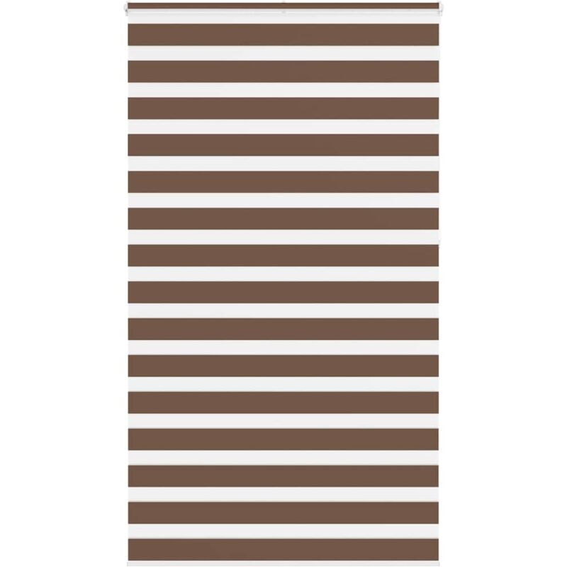 Zebrarollo Braun 130x230 Cm Stoffbreite 125, 9 Cm Polyester Vidaxl