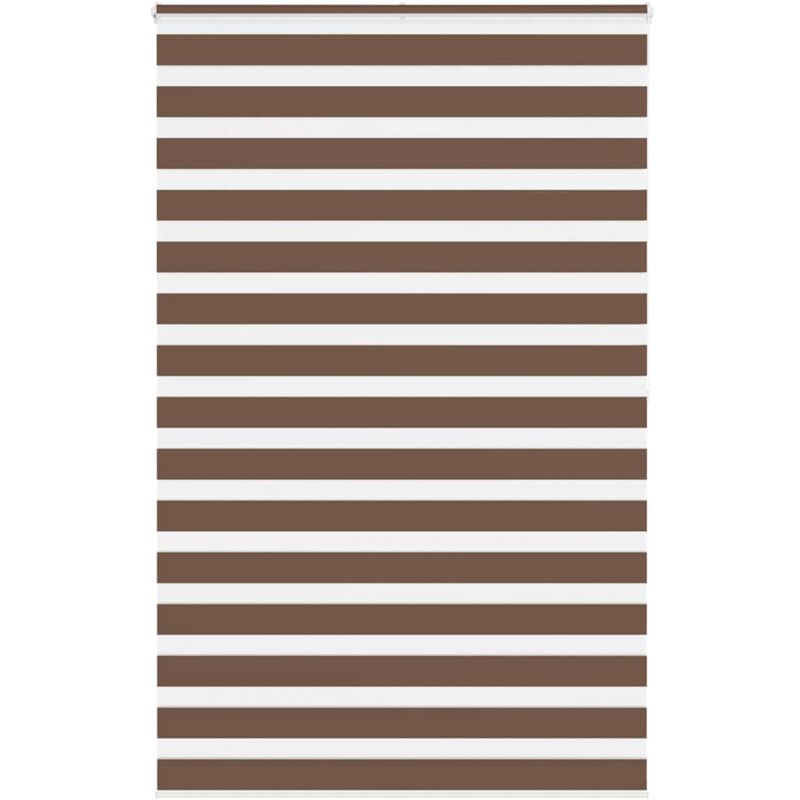 Zebrarollo Braun 150x200 Cm Stoffbreite 145, 9 Cm Polyester Vidaxl