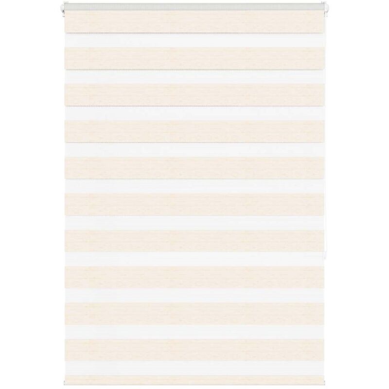 Zebrarollo Marmorbeige 100x150 Cm Stoffbreite 95, 9 Cm Polyester Vidaxl