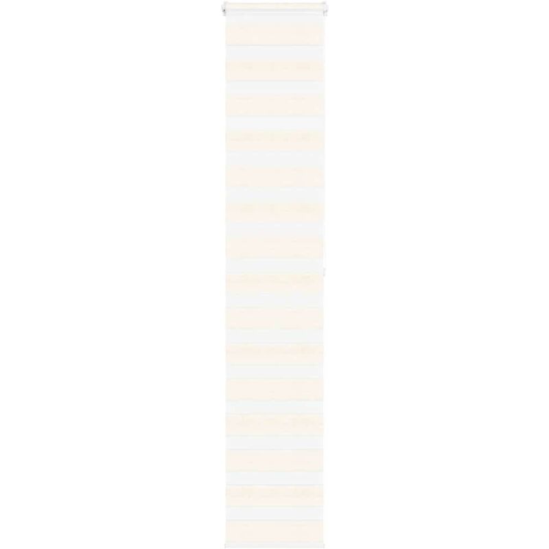Zebrarollo Marmorbeige 45x200 Cm Stoffbreite 40, 9 Cm Polyester Vidaxl