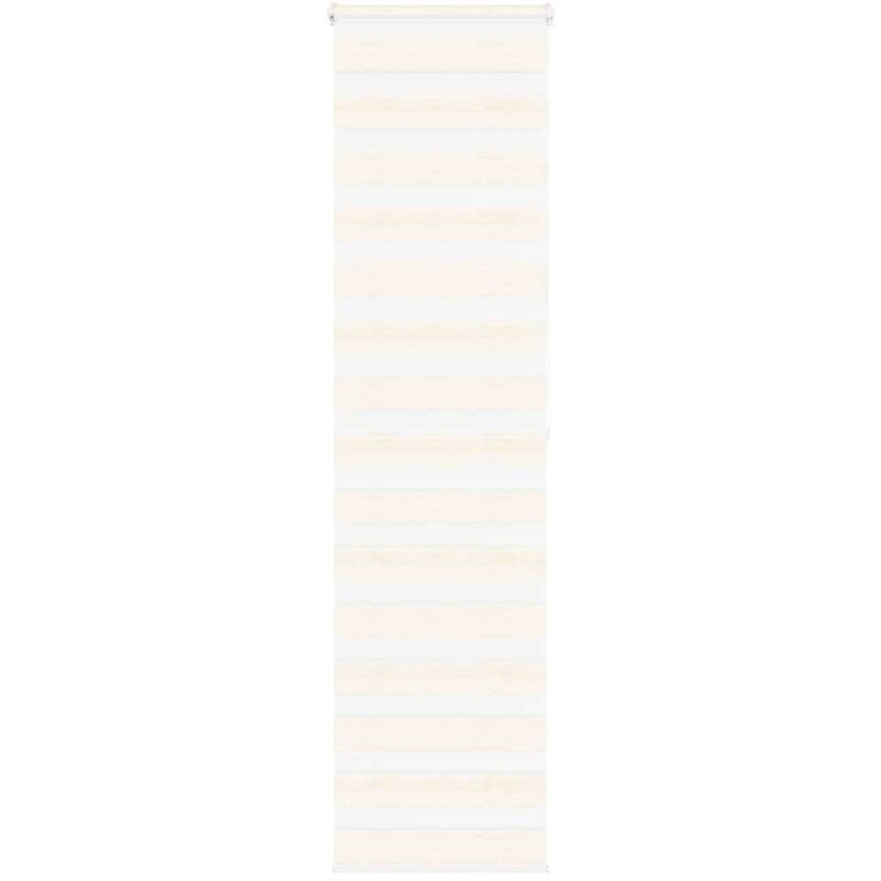 Zebrarollo Marmorbeige 55x200 Cm Stoffbreite 50, 9 Cm Polyester Vidaxl