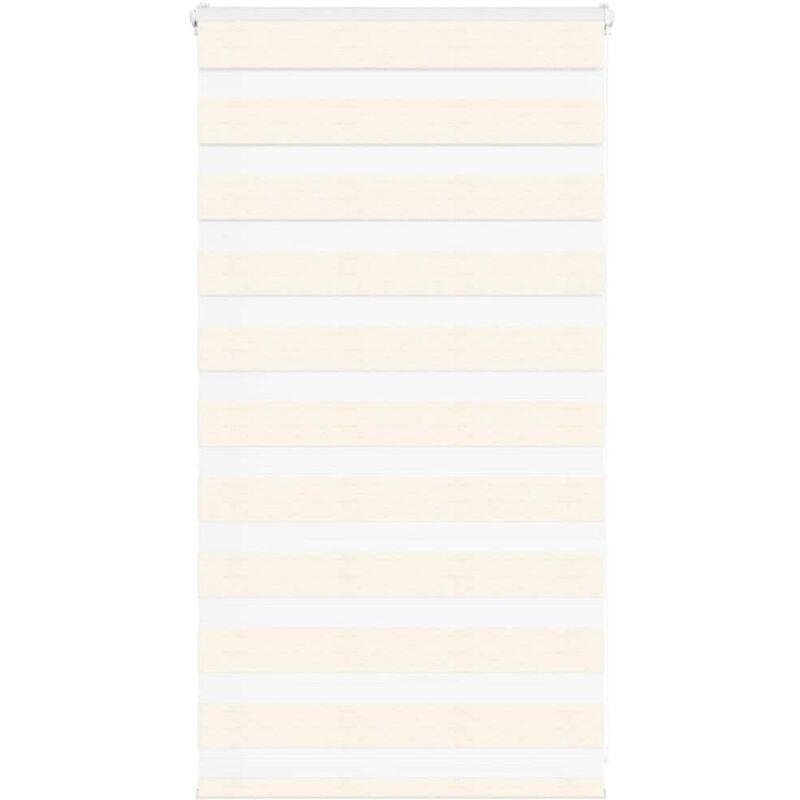 Zebrarollo Marmorbeige 80x100 Cm Stoffbreite 75, 9 Cm Polyester Vidaxl 573590