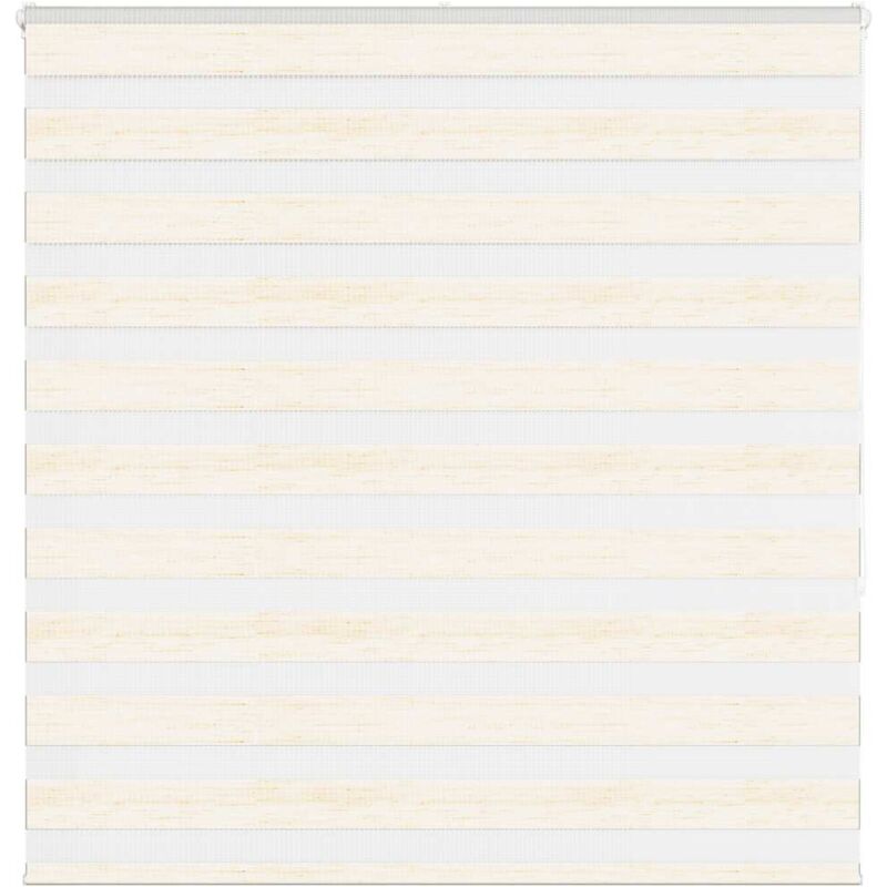 Zebrarollo Marmorbeige 150x150cm Stoffbreite 145, 9 Cm Polyester Vidaxl
