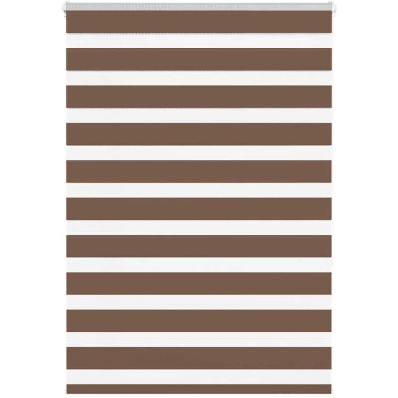 Zebrarollo Braun 95x150 Cm Stoffbreite 90, 9 Cm Polyester Vidaxl
