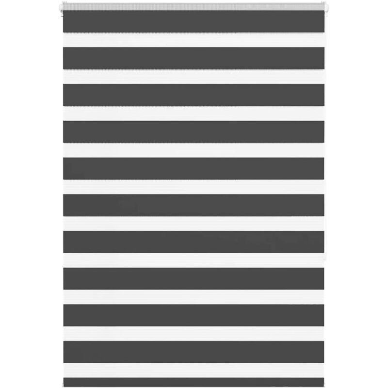 Vidaxl Zebrarollo Schwarz 95x150 Cm Stoffbreite 90, 9 Cm Polyester