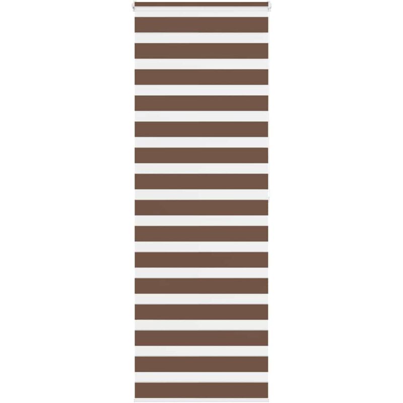 Zebrarollo Braun 70x200 Cm Stoffbreite 65, 9 Cm Polyester Vidaxl