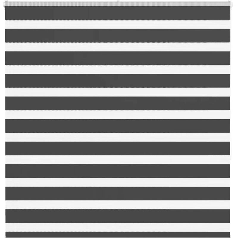 Zebrarollo Schwarz 150x150 Cm Stoffbreite 145, 9 Cm Polyester Vidaxl