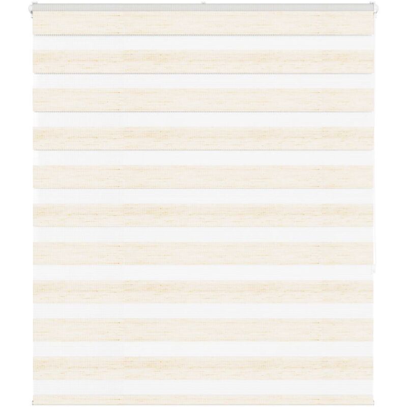 Zebrarollo Marmorbeige 135x150cm Stoffbreite 130, 9 Cm Polyester Vidaxl
