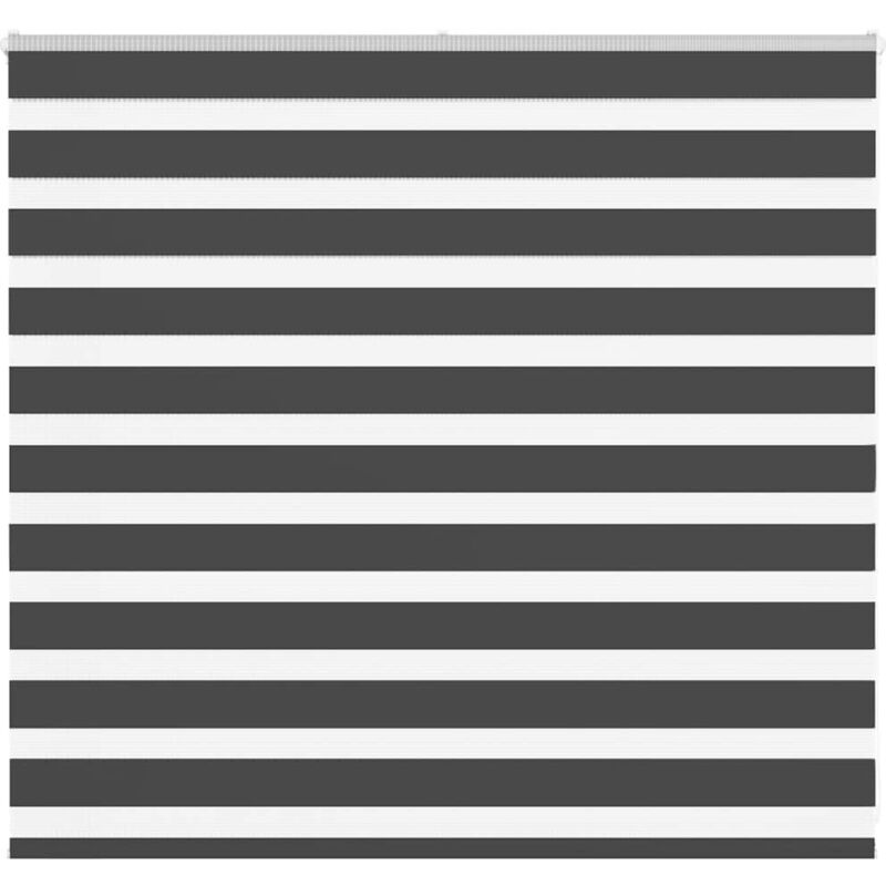 Zebrarollo Schwarz 160x100 Cm Stoffbreite 155, 9 Cm Polyester Vidaxl