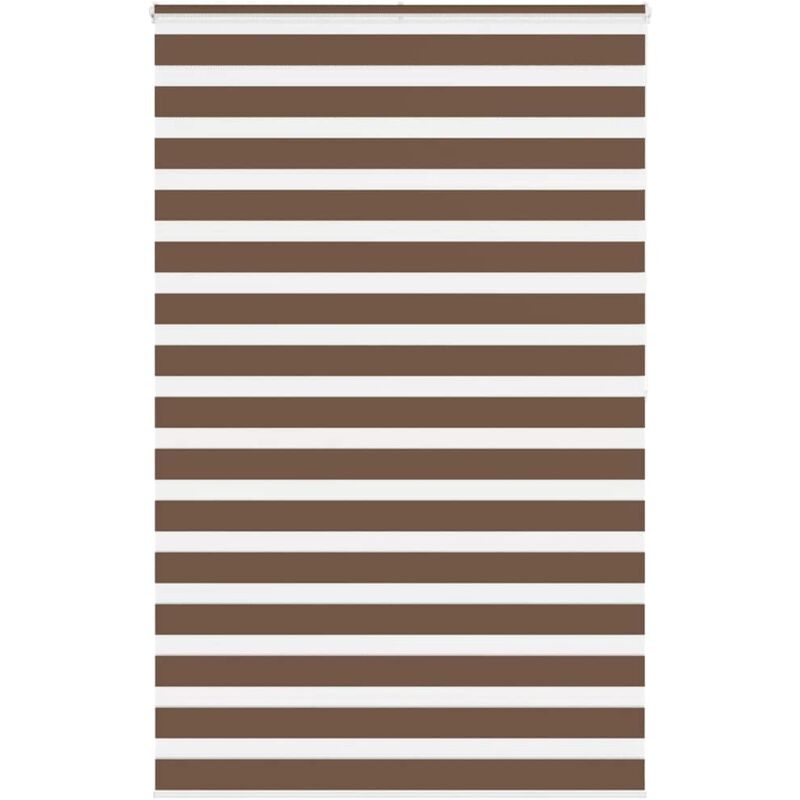 Zebrarollo Braun 140x200 Cm Stoffbreite 135, 9 Cm Polyester Vidaxl