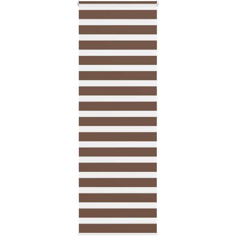 Zebrarollo Braun 80x200 Cm Stoffbreite 75, 9 Cm Polyester Vidaxl
