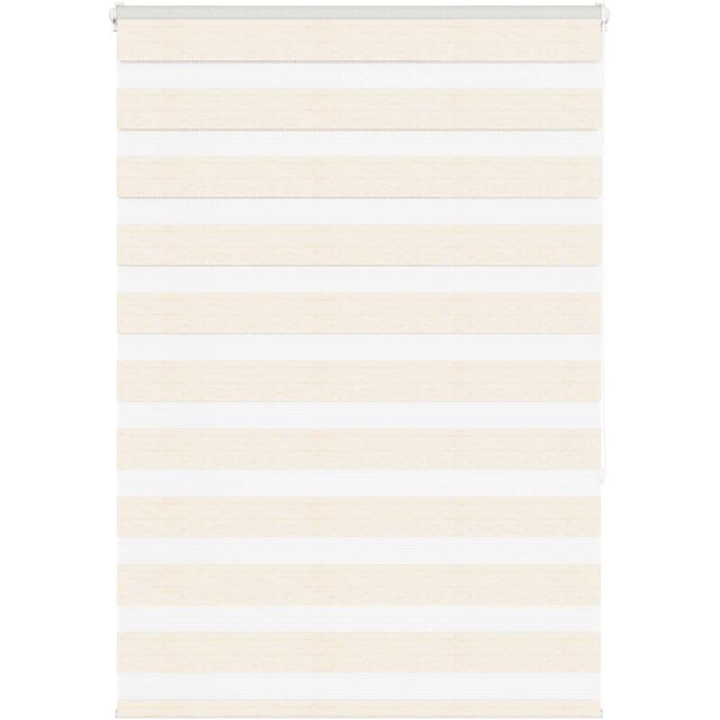 Zebrarollo Marmorbeige 110x150cm Stoffbreite 105, 9 Cm Polyester Vidaxl