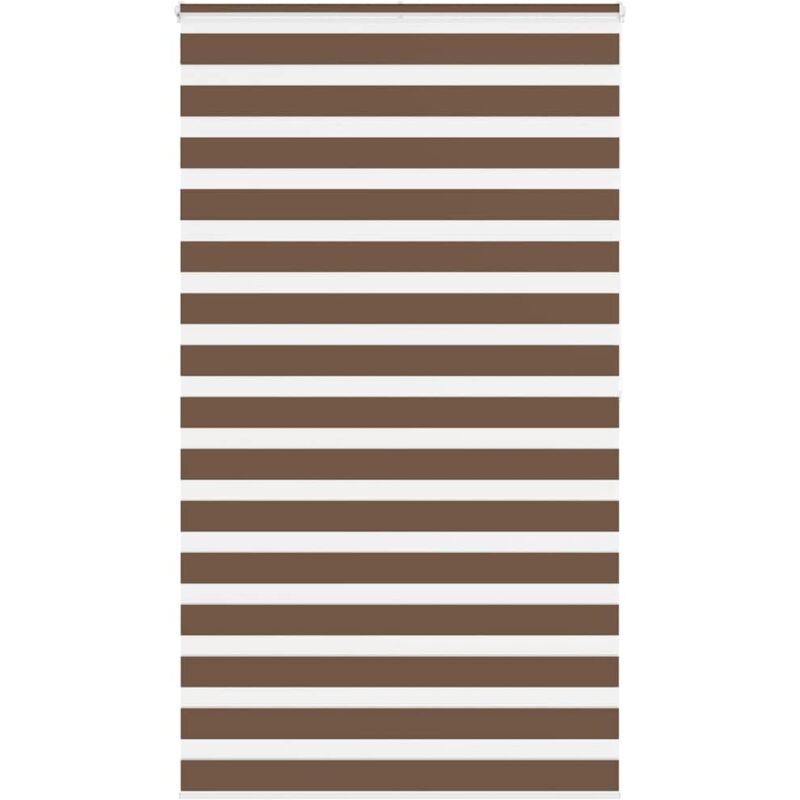 Zebrarollo Braun 120x200 Cm Stoffbreite 115, 9 Cm Polyester Vidaxl