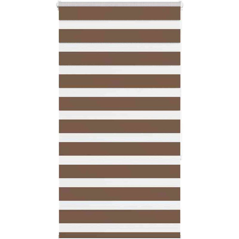Zebrarollo Braun 70x150 Cm Stoffbreite 65, 9 Cm Polyester Vidaxl