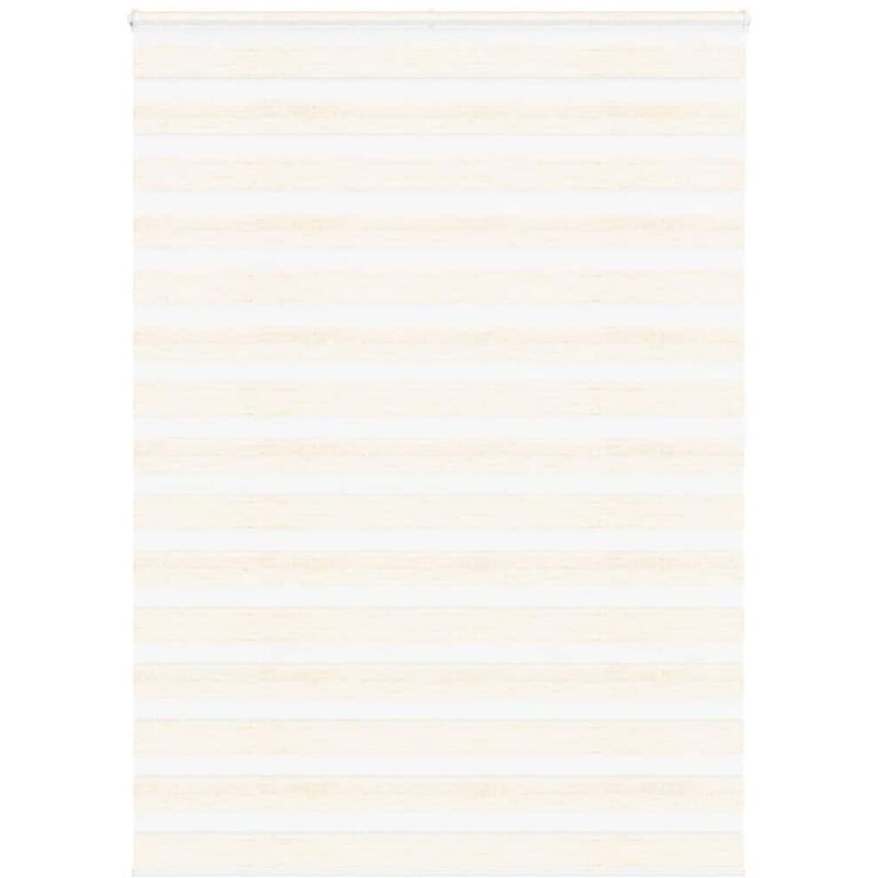 Zebrarollo Marmorbeige 155x200cm Stoffbreite 150, 9 Cm Polyester Vidaxl