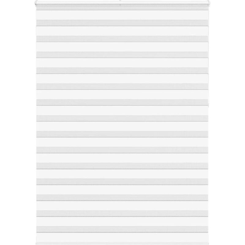 Zebrarollo Weiß 165x230 Cm Stoffbreite 160, 9 Cm Polyester Vidaxl
