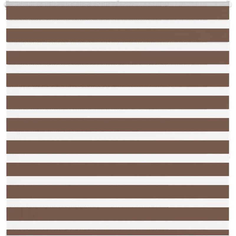 Zebrarollo Braun 150x150 Cm Stoffbreite 145, 9 Cm Polyester Vidaxl