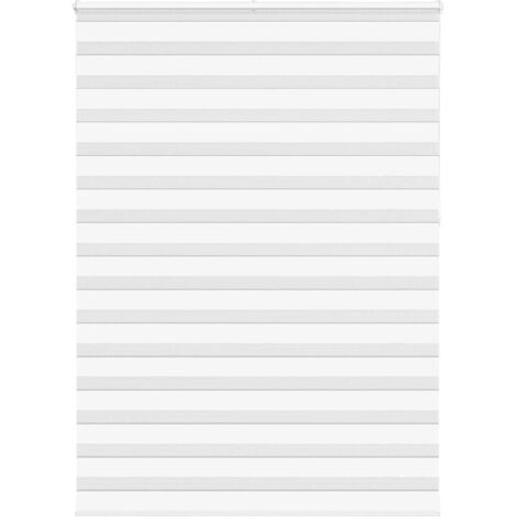 Zebrarollo Weiß 155x230 cm Stoffbreite 150,9 cm Polyester vidaXL