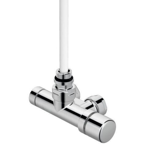 Zehnder Accessoires - Raccord d'angle 1 point SET K, 1/2, avec tête de commande à droite, entrée à gauche, distance 50 mm,