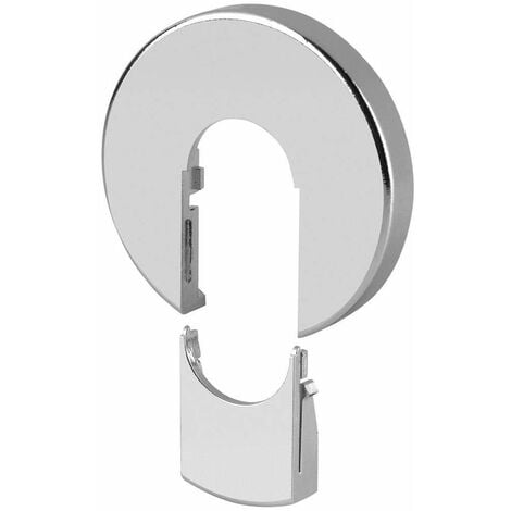 Zehnder Accessoires - Set de caches 2 pièces, pour couvrir le raccordement au radiateur, diamètre 15 mm, chrome 816288