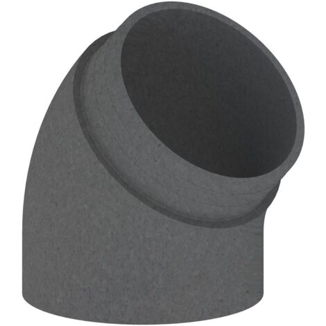 Zehnder Bogen ComfoPipe Compact DN160, 45 Grad Durchmesser 190/160mm, schwarz, EPP