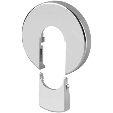 Zehnder – Caches de raccordement au radiateur diamètre 15 mm – Set de 2 pièces en chrome – Finition esthétique – 816288